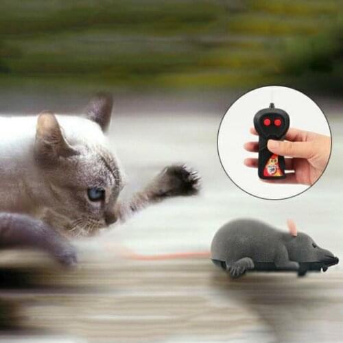 Pets Cats Wireless Remote Control Mouse Electronic RC Mice Toy Pets Cat Funny Toy Mouse For Kids Toys Hot