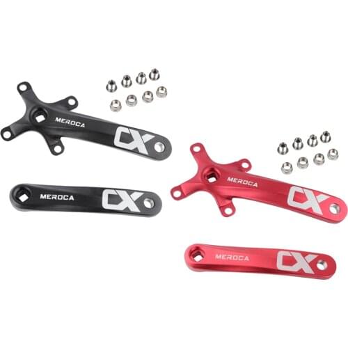 Road Bike Crank 170mm 104 BCD Lightweight Aluminum Bicycle Crank Arm Set Mountain Bikes Parts Accessories