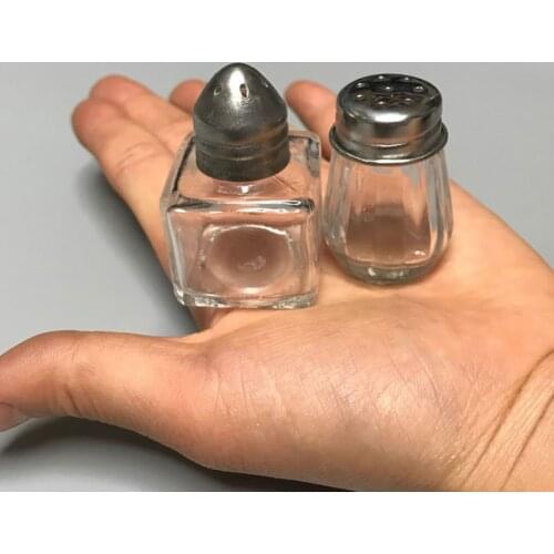 Mini Spice Storage Glass Bottle Pepper Salt Sugar Shaker Cruet Condiment Tools Children DIY Kitchen Gadgets Tool NEW Arrival