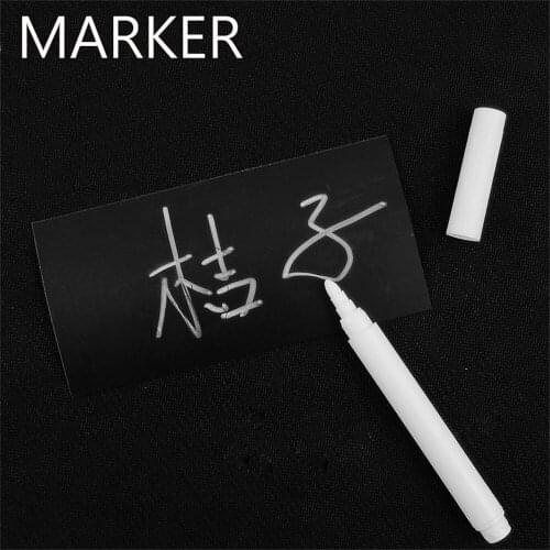 Liquid Water-soluble Chalk Blackboard Marker Pen White Erasable Whiteboard Pen Soluble Liquid Marker POP advertising Card Marker