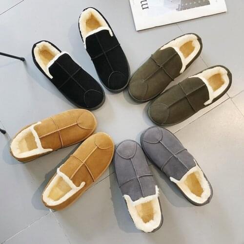 New Ladies Plush Ankle Boots Fashion Platform Winter Warm Fur Snow Boots Women Casual Soft Shoes Mujer Zapatos