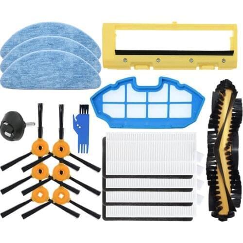 Main Roller Brush Mop Cloth Rag HEPA Filter Side Brushes for Conga Cecotec 990 Robot Vacuum Cleaner Replacement Parts Accessory