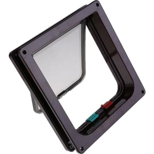 Pet Cat And Dog Door Opening Easy To Install In And Out Direction Pet Adjustment Door Intimate Design Door