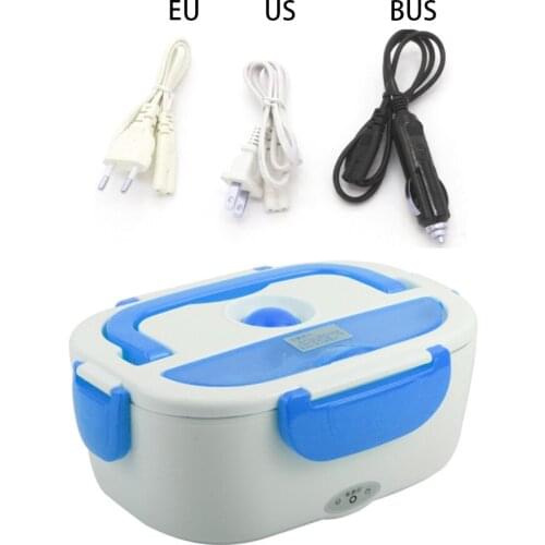 220V Portable Electric Heating Lunch Box Food Container Food Warmer Electric Mini Portable Rice Cooker In House Dinnerware Sets