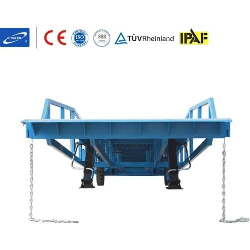 Qiyun New 2021 CE 6 Tons Container Ramp Forklift Load Ramps Truck Loading Container Ramp Goods Loading Unloading Ramp