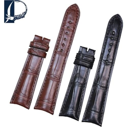 Pesno Suitable for Ulysse Nardin Classic Collection Watchband Crocodile Skin Leather Strap Watch Belt 20mm Wrist Bracelet