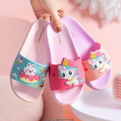 My Little Baby girl pony Children Slippers Summer Boys Slippers Indoor Outdoor Flat Heels Home Shoe Garden Beach Shoes Flip Flop