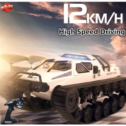1:12 RC 4WD Drift Tank 2.4G High speed big rc Tank RTR Remote control armored vehicle 380 Motor car toys for children