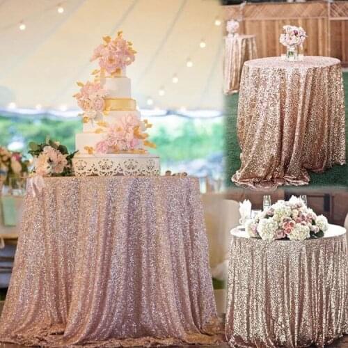 400x255cm table skirt birthday party dessert table sequined table skirt hotel banquet home anti-scalding tablecloth table skirts