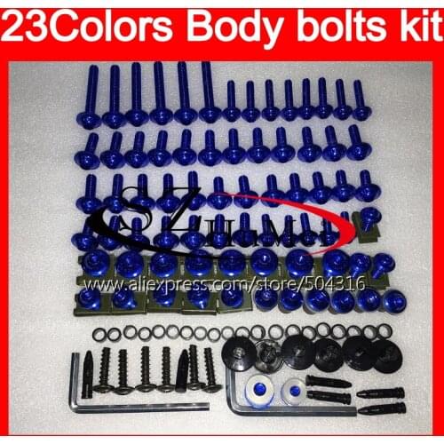 Fairing bolts full screw kit For SUZUKI GSXR1300 Hayabusa GSXR 1300 1996 1997 1998 1999 2000 2001 07 Windscreen bolt screws Nuts