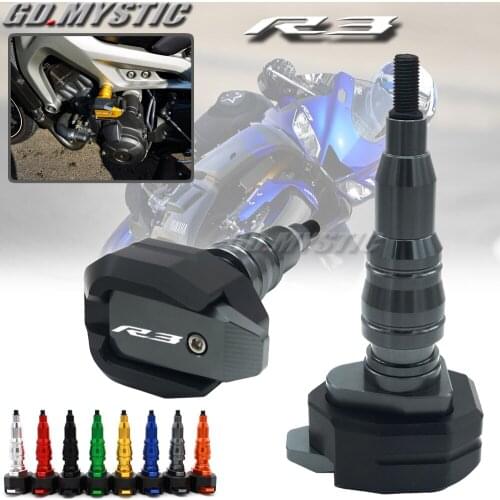 For YAMAHA YZF-R3 YZFR3 YZF R3 2015-2019 Motorcycle CNC Crash Pad Frame Slider Falling Protection