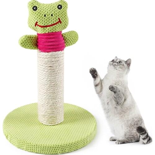 Cat Scratcher Animal Training Sisal Toy Pet Squeaky Toy Cat interactive Training Scratching Toys for Cats Pet Supplies