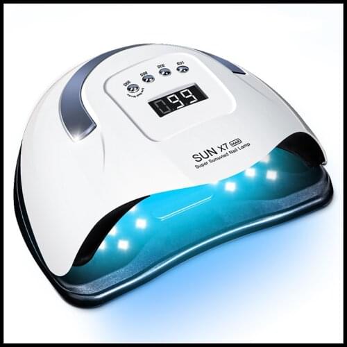 SUN X7 Max 180W Nail Lamp 57LED UV Lamp Professional Phototherapy Nail Gel Dryer Lamp Quick-Druing Auto Manicure Lamp Beauty
