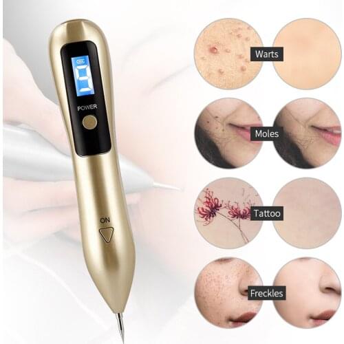 Laser Plasma Pen Freckle Remover Machine LCD Mole Removal Dark Spot Remover Beauty Salon Skin Wart Tag Tattoo Remaval Tool