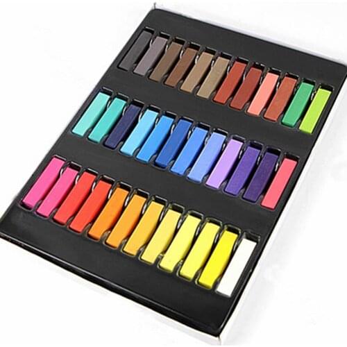 Fashion Temporary Hair Colors Hair Chalk Dye Soft Hair Pastels Kit Hair Coloring Crayons Easy Remove