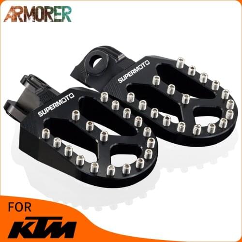 Motorcycle Mountain Road Bike Footrests Off-road Pedal For KTM 950 SUPER MOTO R/T 990super moto 2005 2006 2007 2008 2009-2013