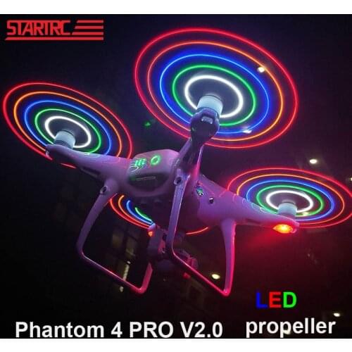DJI Phantom 4 pro Low Noise Propellers LED Flash Propeller For DJI Phantom 4 Series/ Phantom 4 Pro v2.0 Drone Free Shipping