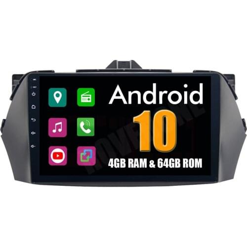 RoverOne Android 10 Car Multimedia Player For Suzuki Alivio Ciaz 2016 Octa Core Autoradio Bluetooth Radio Stereo GPS Navigation