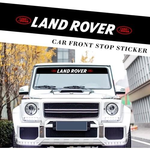 Waterproof Auto Car Front Window Decal Sunshade Windshield Vinyl Sticker For Land Rover Range Rover Sport Discovery 4 Evogue LR4