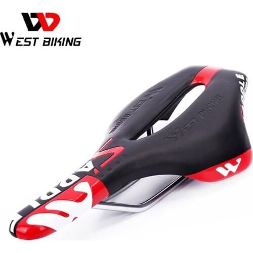WEST BIKING Bicycle Saddle Skidproof Bike Saddle Seat Cushion MTB Hollow Road Mountain Cycling Bicycle Bike Saddle Accessories