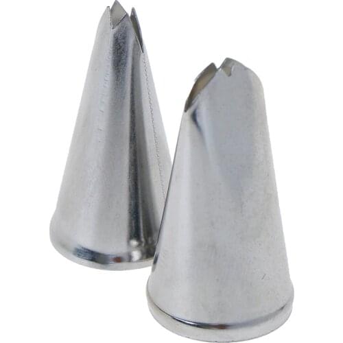 1 Pcs Stainless Steel Icing Piping Cream Cake Nozzles DIY Leaf Decorating Tips Cupcake Pastry Fondant Craft Decorating Tool