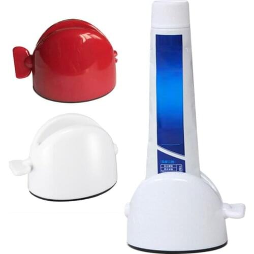 1pcs Toothpaste Tube Squeezer Cream Tube Rolling Squeezing Dispenser Tooth Paste Holder Bathroom Accessories Two colors