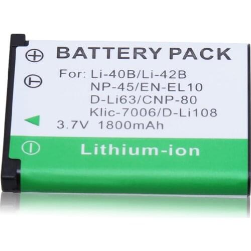 1 pcs High-quality LI-42B Li-40B LI42B Li 42B 40B Camera Battery for OLYMPUS U700 U710 FE230 FE340 FE290 FE360