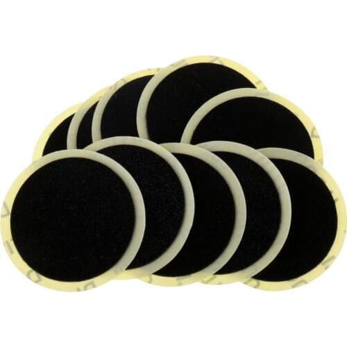Dolity 10 Pieces No Need of Glue Bike Tire Patch Repair Kit Tools Bicycle Inner Tube Puncture Repair Patches Light weight