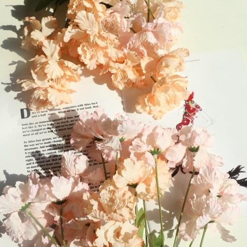 4heads/branch Artificial Azalea flower silk flowers with leaves wedding party decor flores For Home Decoration Living Room