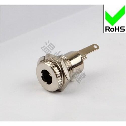 5pcs Dc-099 DC power socket 5.5*2.1 High-current all-metal charging base with thread