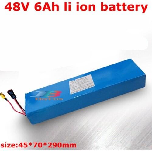 48V 6AH battery 500W 6000mah bateria 48v lithium for bbs02 48v 500w 15A BMS 48v power supply + 54.6v charger