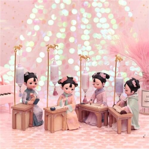 Home Decoration Accessories i Am Grid Series Palace Style Girl Retro Room Decorations for Children and Girls Birthday Gifts