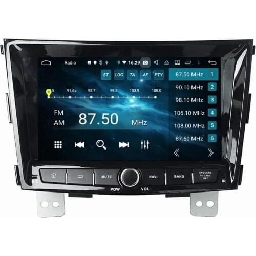 4gb+64gb PX6 8" Android 10 Car Radio DVD GPS Navigation Bluetooth 5.0 WIFI for SsangYong Tivolan 2014 Multimedia Player