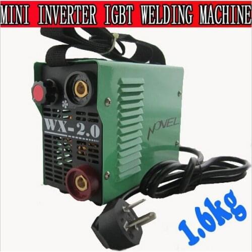 Free Shipping 2021 New Potable IGBT Inverter DC MMA Mini Welder Hand Welding Machine Welding Equipments Good for 2.0MM Electrode