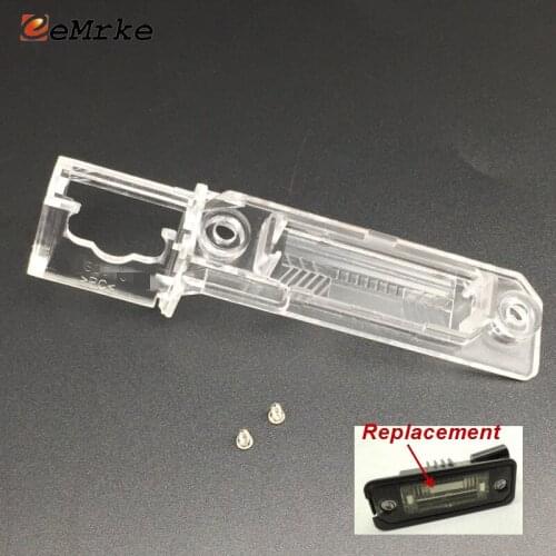 EEMRKE DIY Car Camera Bracket Replace License Plate Lights Housing for Porsche 911 Carrera 1999-2011 (NOT ALL Model) MUST CHECK