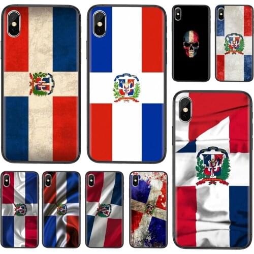 Dominican Republic Flag Flying Banner Most Popular For Huawei Nova 8 se pro y5 y9 Mate 20 30 10 40 Lite Pro plus TPU Phone