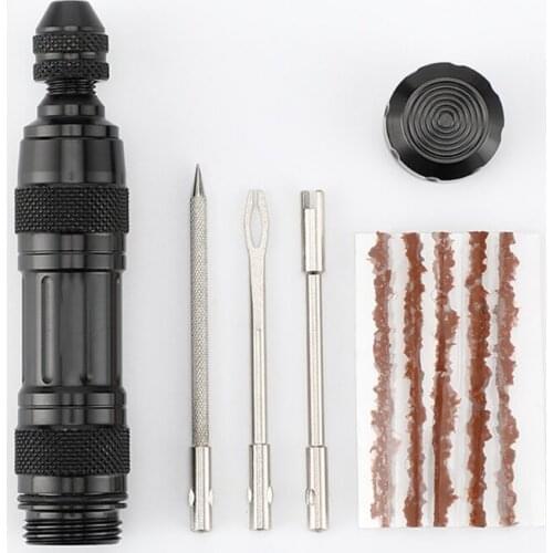 5pcs/set Bike Tools Tire Repair Rubber Strip Bicycle Tire Repair Drill For MTB Road Bike Tubeless Repair Tool