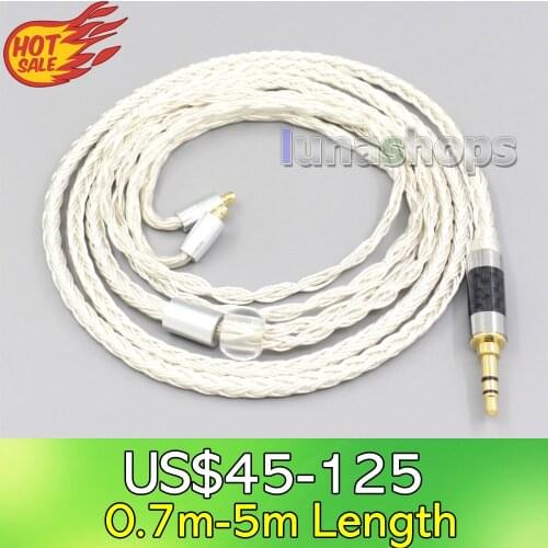 LN007242 16 Core OCC Silver Plated Headphone Earphone Cable For Acoustune HS 1695Ti 1655CU 1695Ti 1670SS