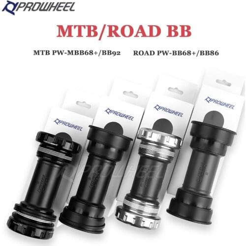 PROWHEEL BB73 BB92 BB68 BB86 MTB Road Mountain Bike Bicycle Push-in Bottom Brackets BB 24mm for SRAM GXP Crank