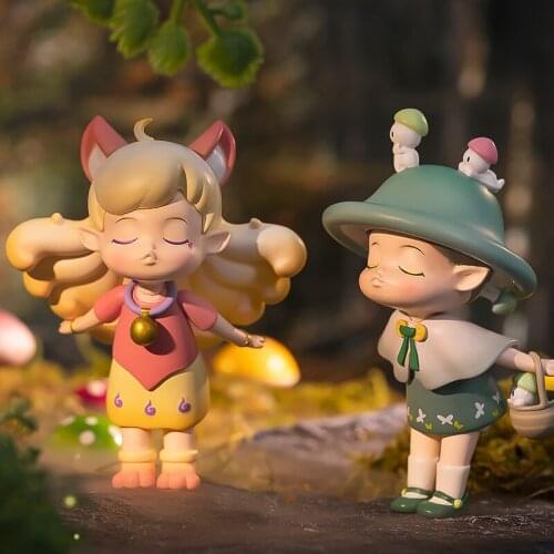 Cute toy authentic Shanhai fairy tale series blind box second season kid doll computer desktop decoration birthday gift