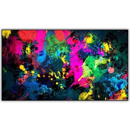 Colorful Graffiti Wall Art 5d DIY Diamond Painting Kit Full Drill Square Crystal Mosaic Embroidery Diamant Painting Accessories