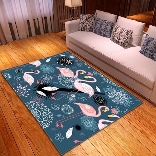 Flamingo Carpet Bedroom Non-slip Carpet\floor Mats Home Decoration Carpets And Rugs For Family Living Room Bedroom Decor
