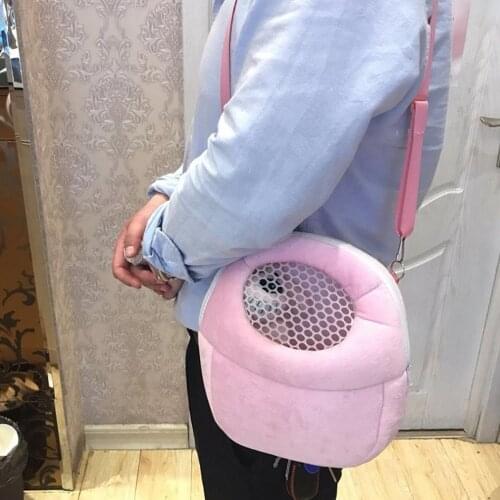 NEW Small Pet Carrier Rabbit Cage Hamster Chinchilla Travel Warm Bags Guinea Pig Carry Pouch Bag Breathable Pet Cage Rat Leash