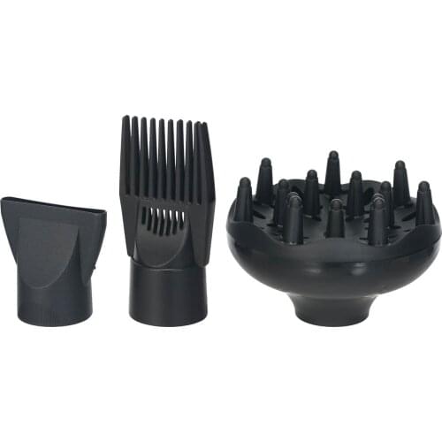 New 3pcs Dryer Nozzle Attachment Hair Dryer Diffuser Dryer Nozzle Attachment Compatible with Most Hair Dryer Barber Accessories