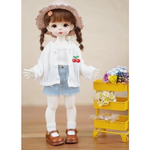 BJD Doll clothing suitable for 1-6 small cloth blythe30 cm doll clothing accessories woven bag doll accessories