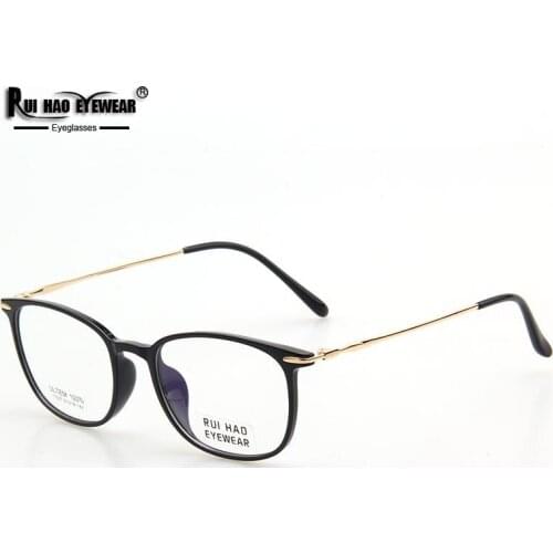 Unisex Retro Eyeglasses Frame Super Light Optical Glasses Men Ultem Spectacles Women Frame 17037