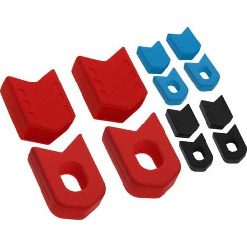 Bicycle Crank Protector Indeformable Thicker Bike Accessories Bicycle Crank Arm Boots Protective Caps for Bike Accessories Tools