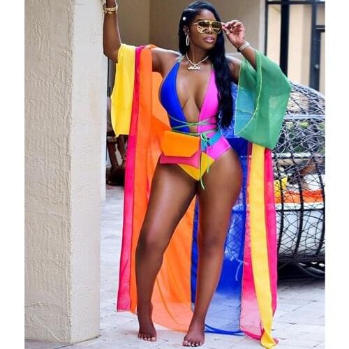 Rainbow Bikini 2 Piece Set Women Swimwear Print Bikinis Sexy Biquini Swim Suit Push Up Swimsuit Female Beachwear Swimming Bikini
