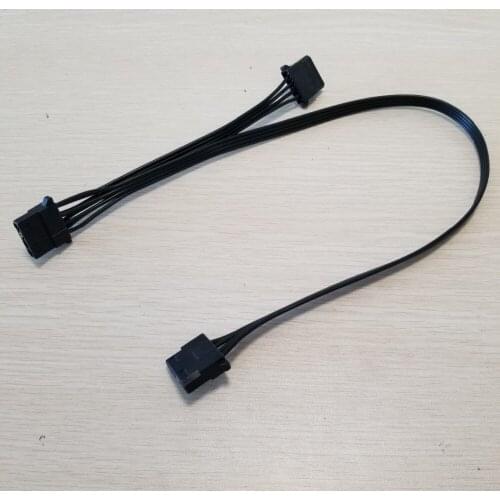 4Pin IDE Molex 1 to 2 Y Splitter Power Adapter Converter Cable Female to Female 18AWG