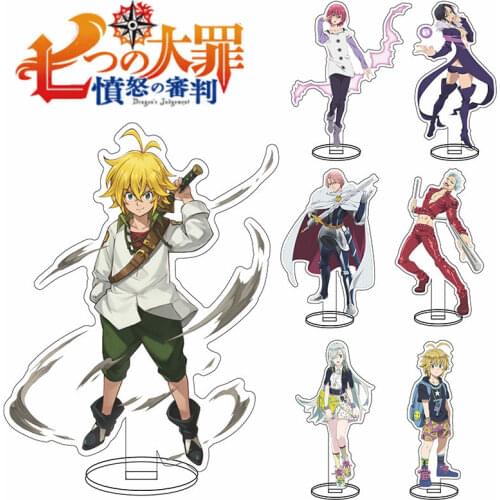 The Seven Deadly Sins Nanatsu no Taizai Meliodas Ban King Hawk Acrylic Stand Figure Desk Decoration Collection Model Toy Gifts